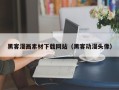 丹阳黑客漫画素材下载网站（黑客动漫头像）